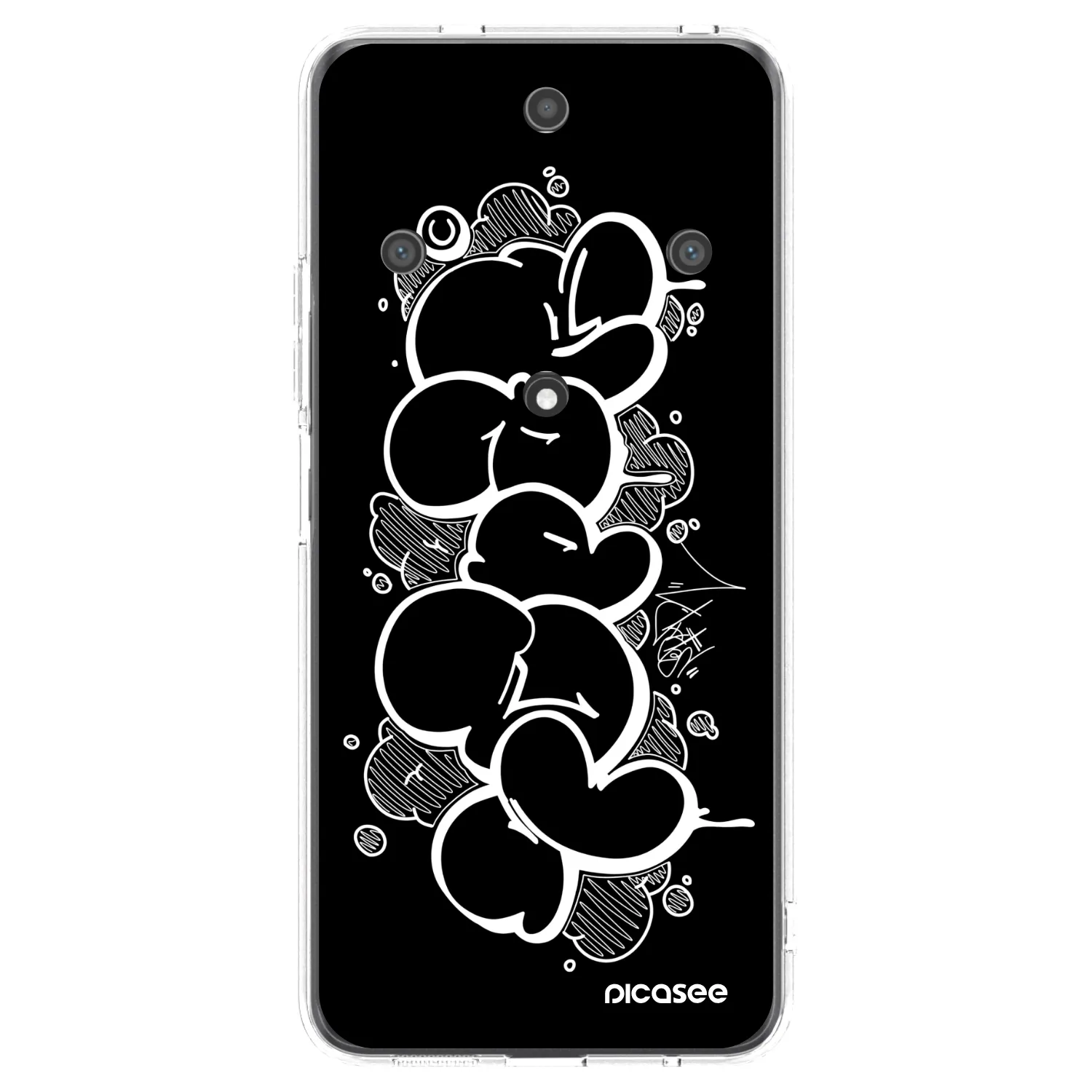 Picasee silikonový průhledný obal pro Honor Magic5 Lite 5G - Throw UP