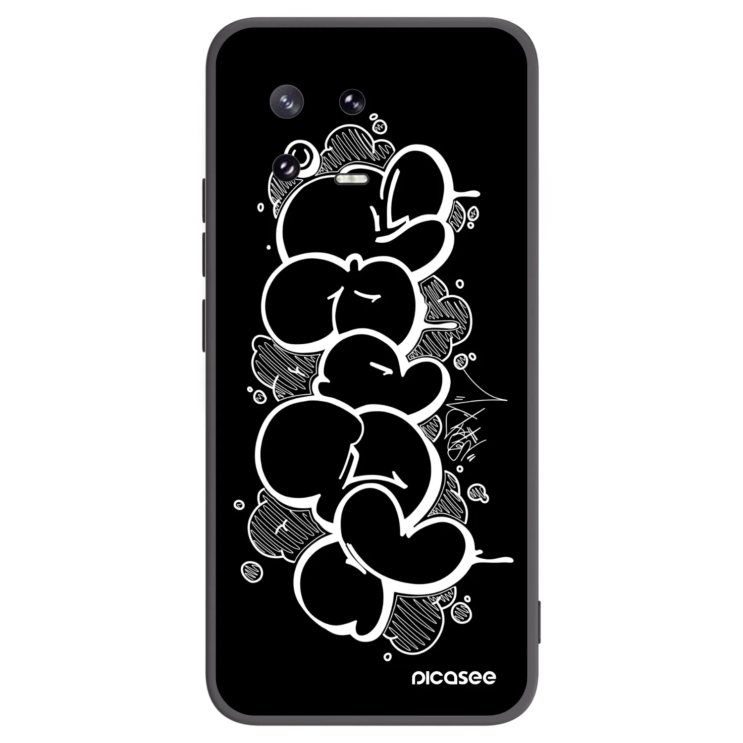 Picasee silikonový černý obal pro Xiaomi 13 Pro - Throw UP