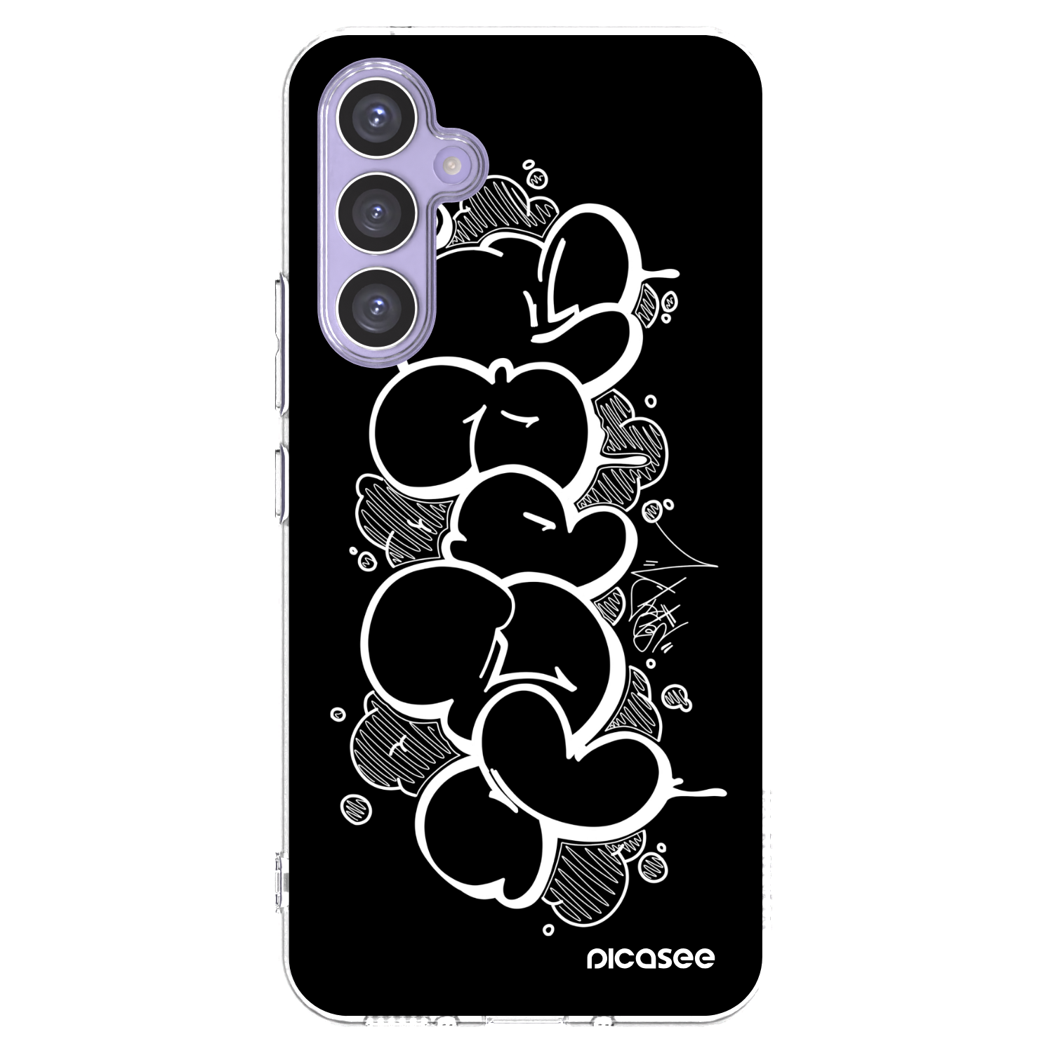 Picasee silikonový průhledný obal pro Samsung Galaxy A54 5G A546B - Throw UP
