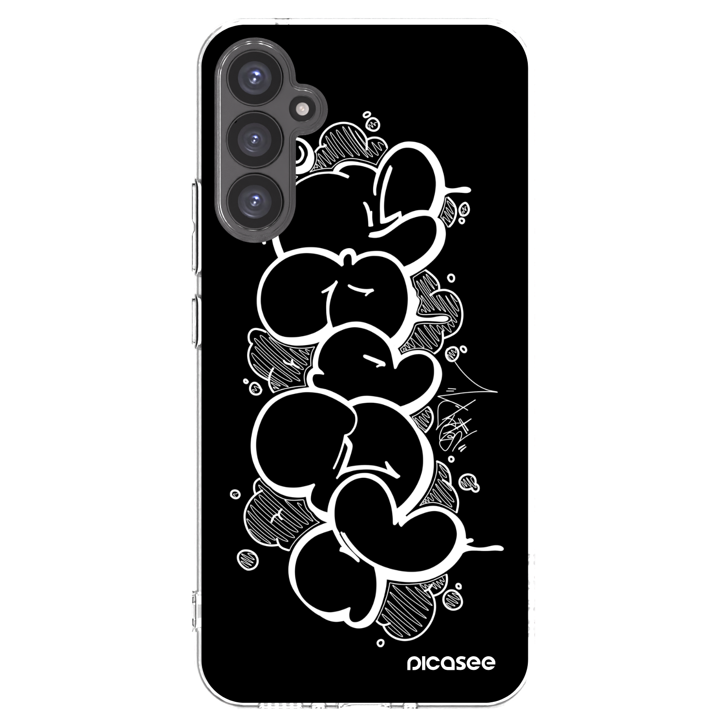 Picasee silikonový průhledný obal pro Samsung Galaxy A34 5G A346B - Throw UP