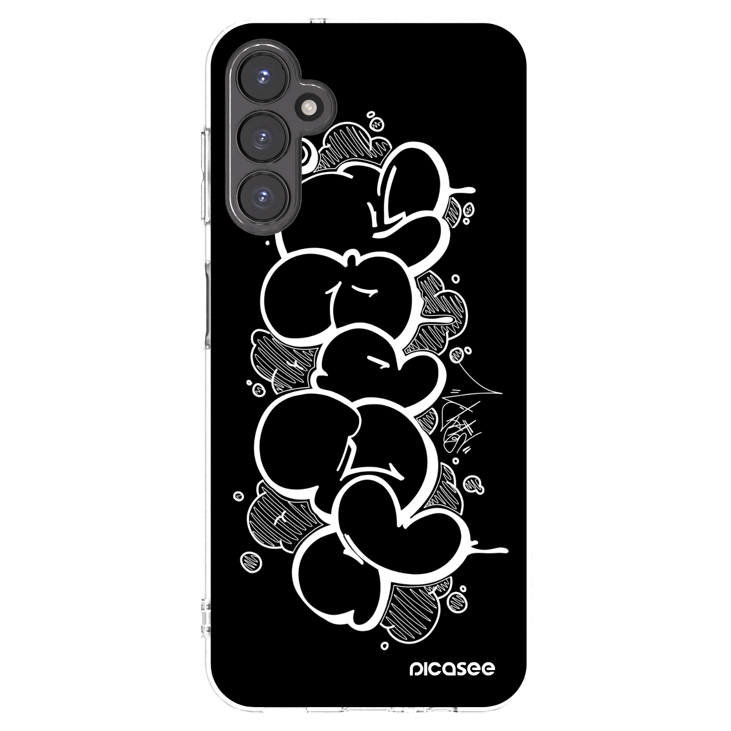 Picasee silikonový průhledný obal pro Samsung Galaxy A14 4G A145R - Throw UP