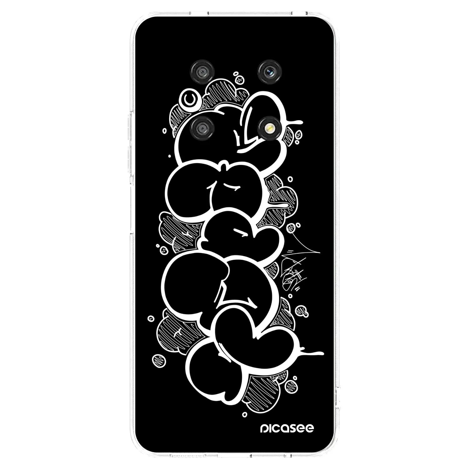 Picasee silikonový průhledný obal pro Honor Magic4 Lite 5G - Throw UP