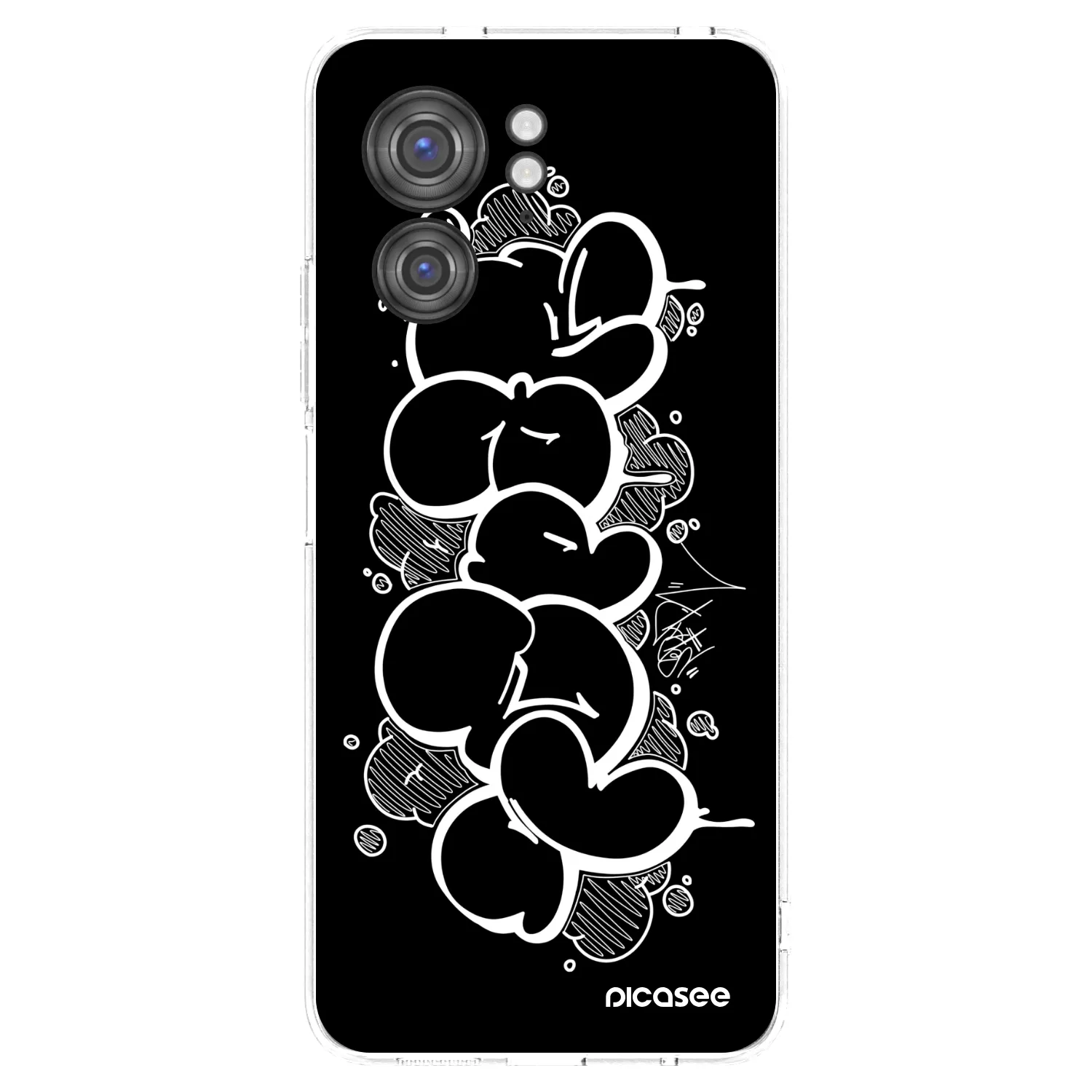Picasee silikonový průhledný obal pro Motorola Edge 40 - Throw UP