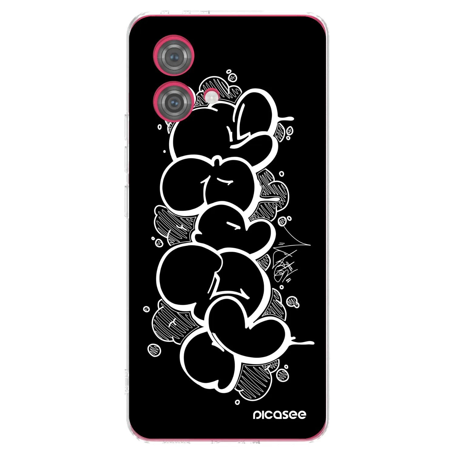 Picasee silikonový průhledný obal pro Motorola Moto G84 5G - Throw UP