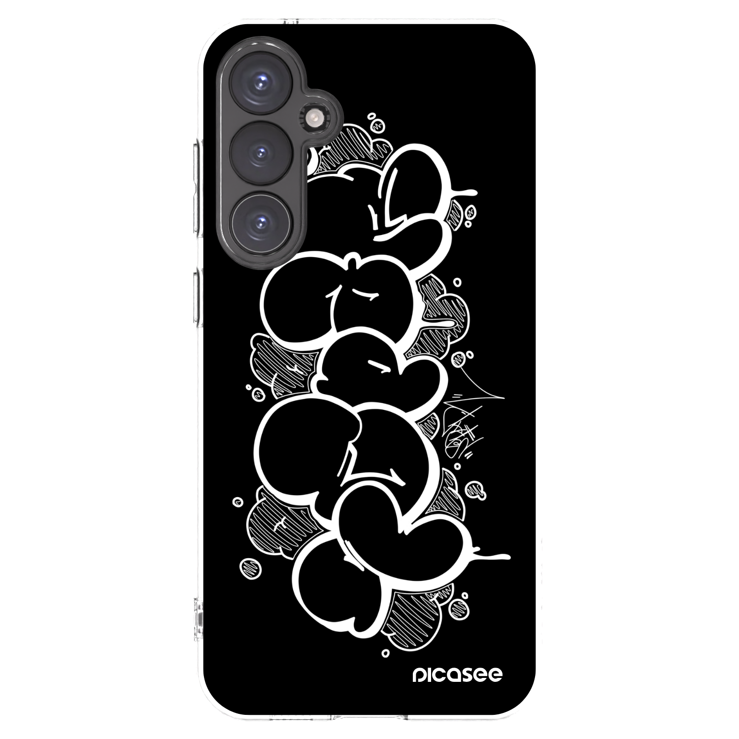 Picasee silikonový průhledný obal pro Samsung Galaxy S23 FE S711B - Throw UP