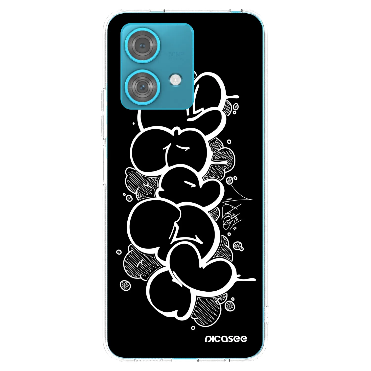 Picasee silikonový průhledný obal pro Motorola Edge 40 Neo - Throw UP