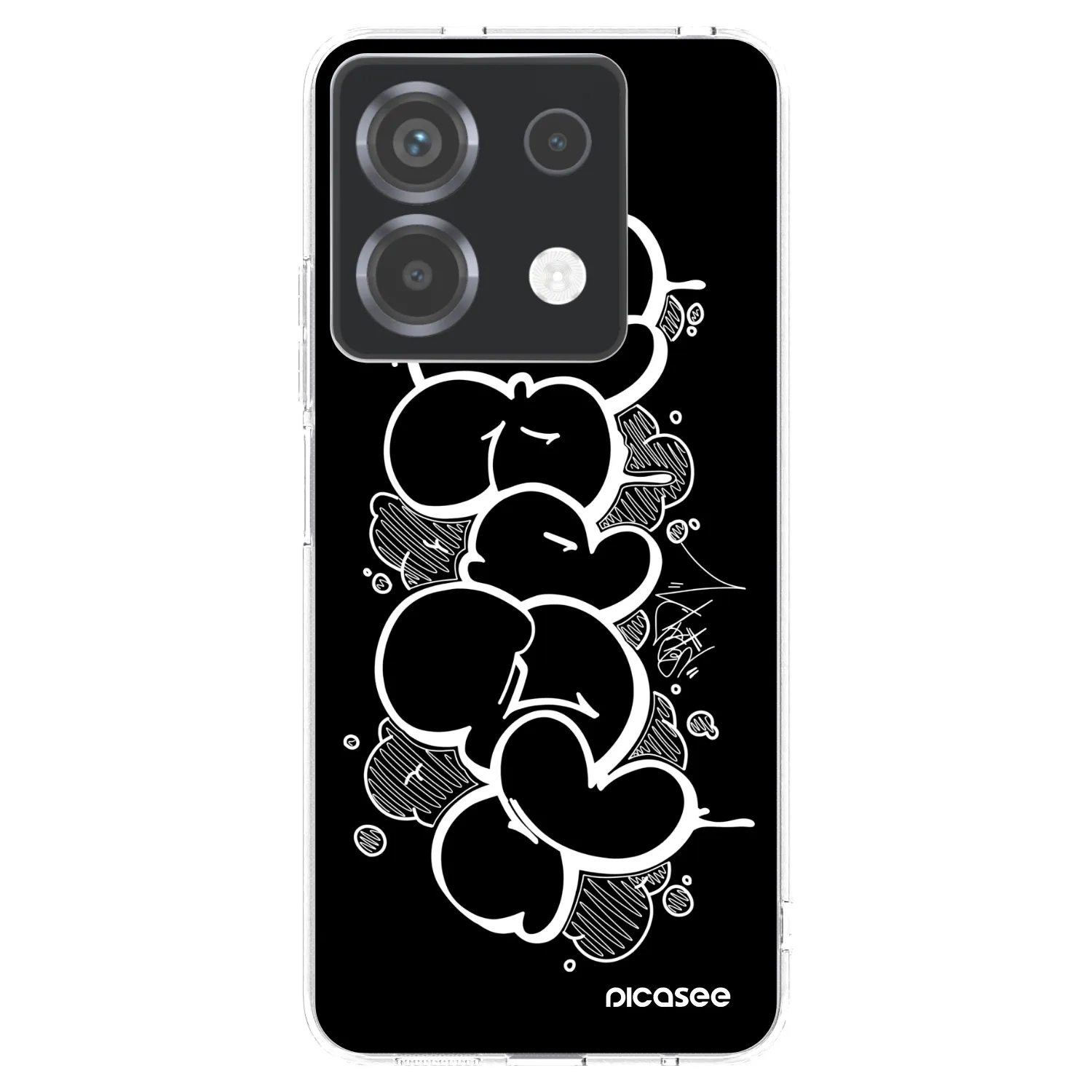 Picasee silikonový průhledný obal pro Xiaomi Poco X6 - Throw UP