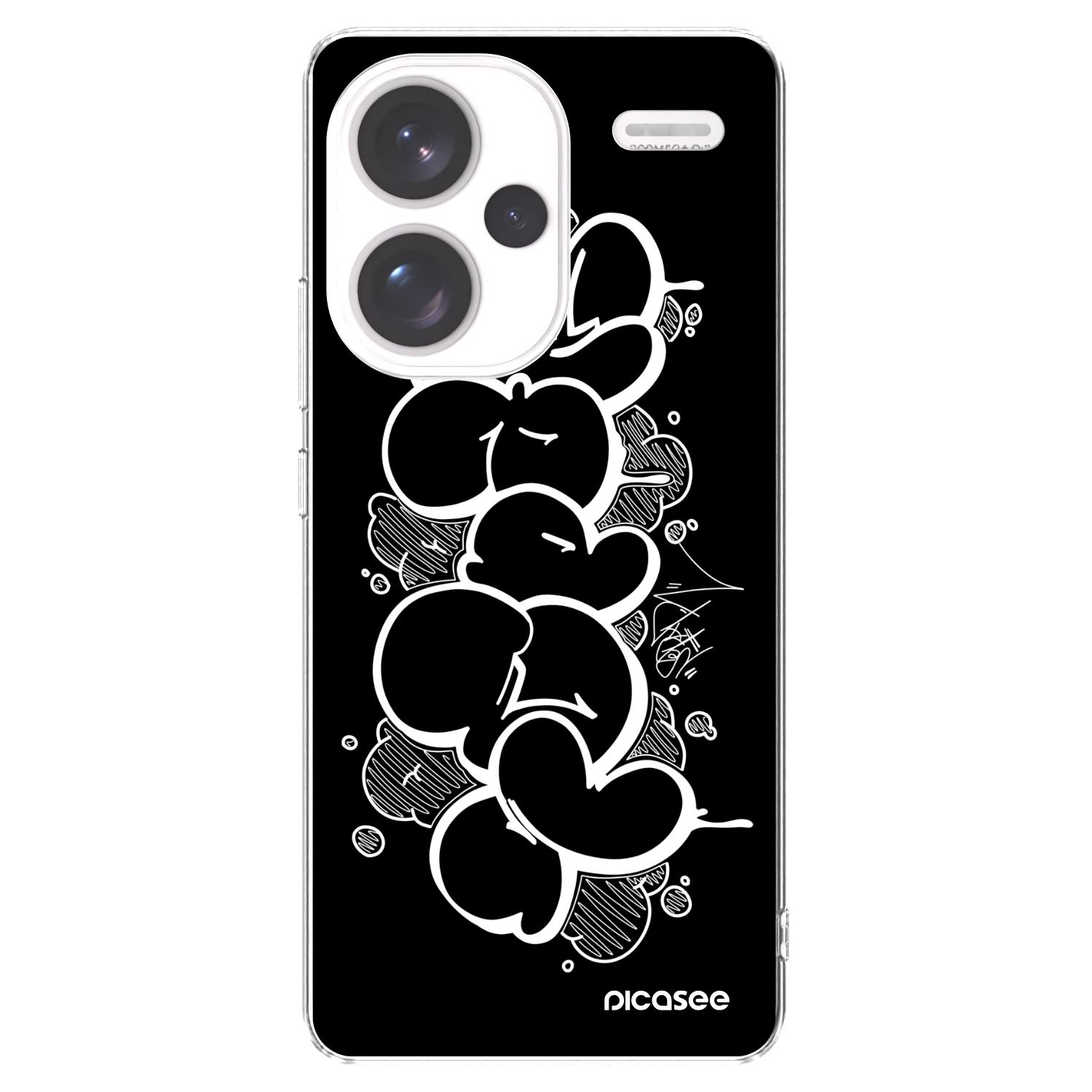 Picasee silikonový průhledný obal pro Xiaomi Redmi Note 13 Pro+ 5G - Throw UP