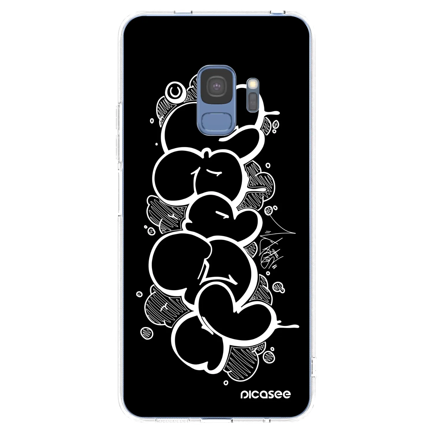 Picasee silikonový průhledný obal pro Samsung Galaxy S9 G960F - Throw UP