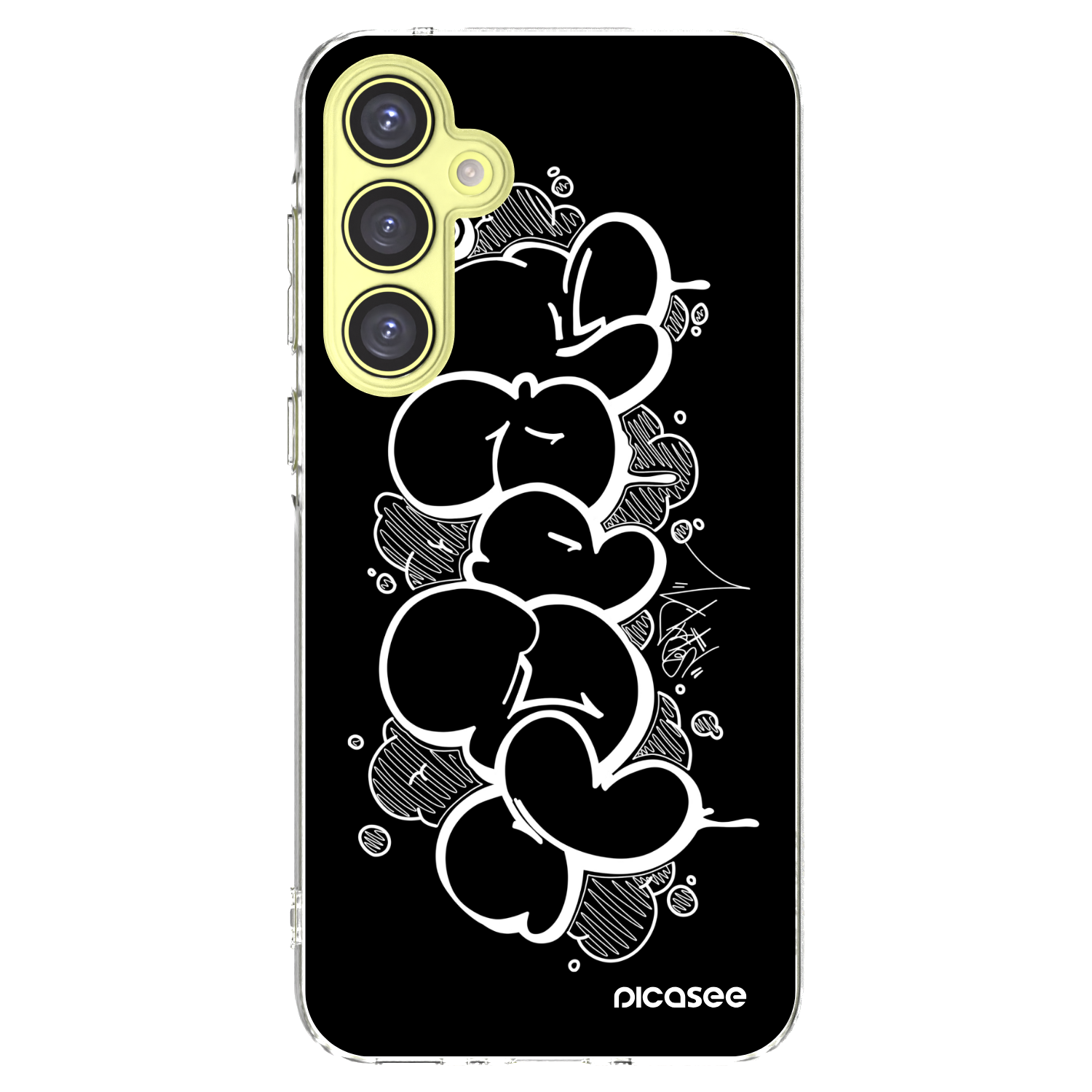 Picasee silikonový průhledný obal pro Samsung Galaxy A35 5G A356B - Throw UP
