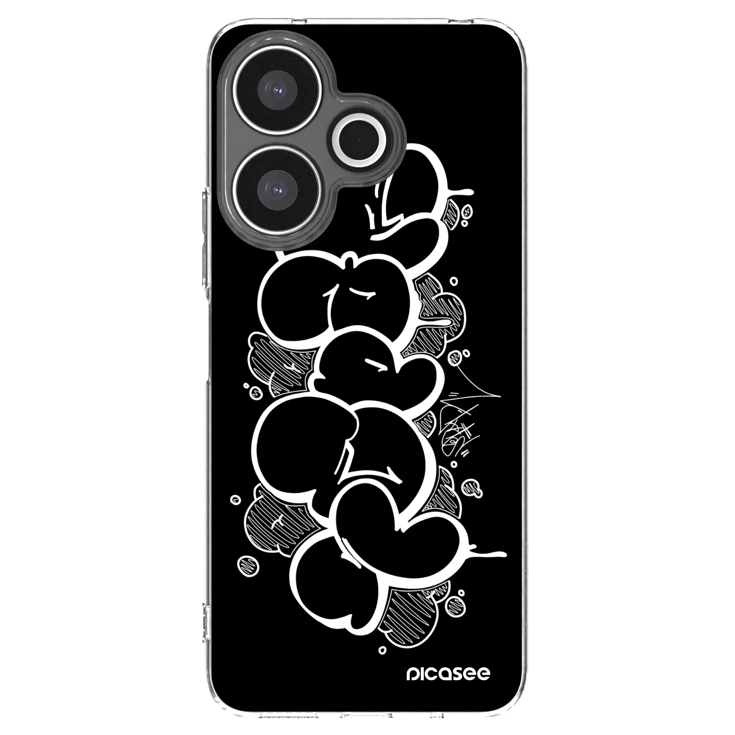 Picasee silikonový průhledný obal pro Xiaomi Redmi 13 4G - Throw UP