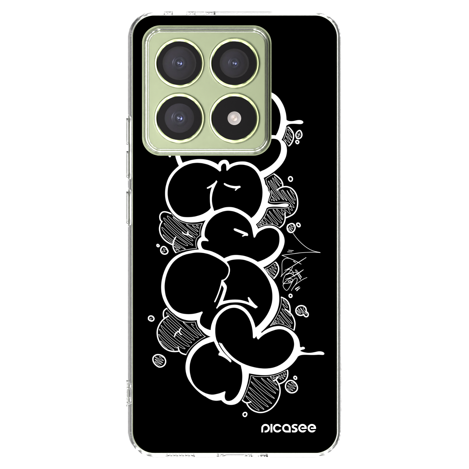 Picasee silikonový průhledný obal pro Xiaomi 14T - Throw UP