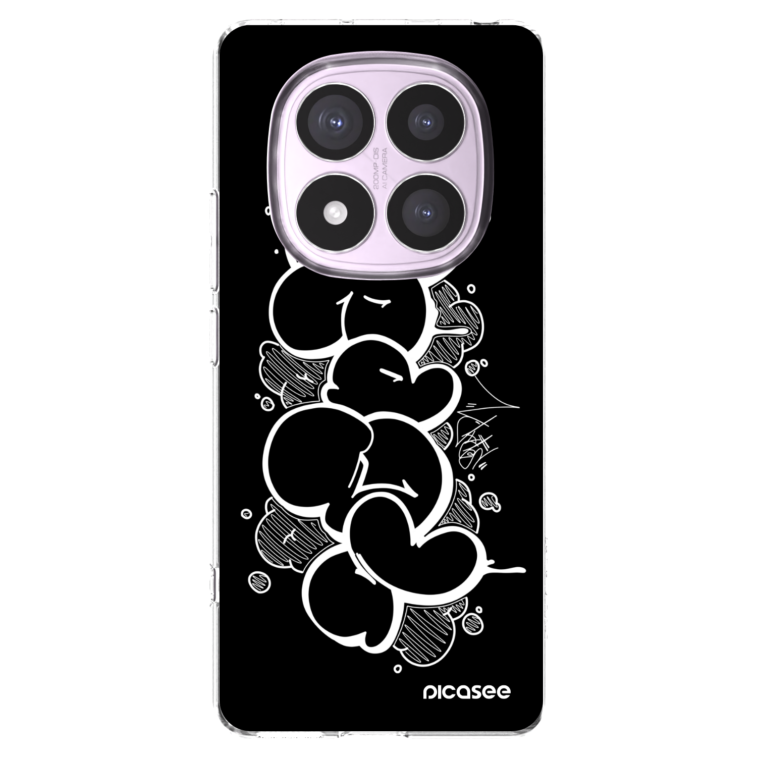 Picasee silikonový průhledný obal pro Xiaomi Redmi Note 14 Pro 5G - Throw UP