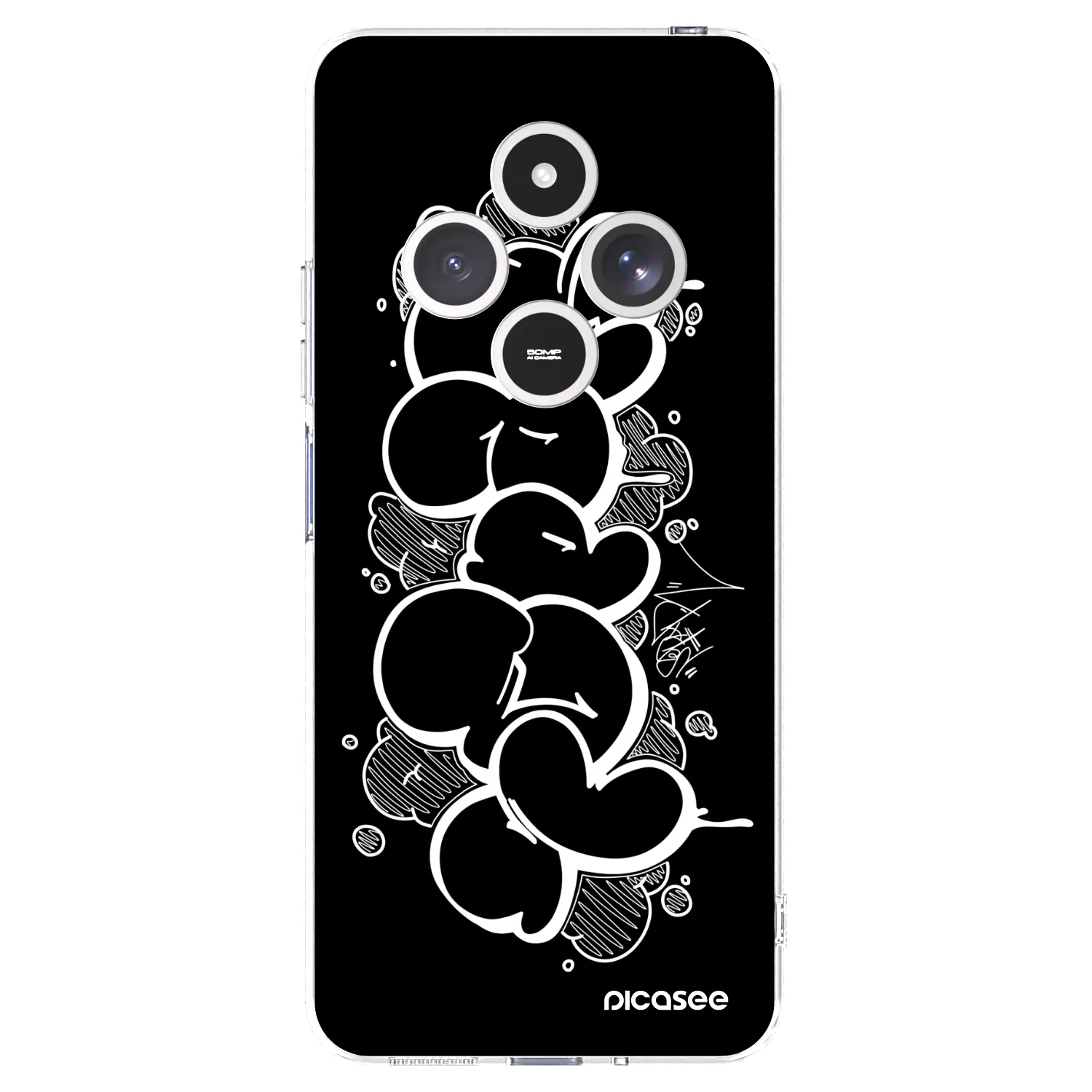 Picasee silikonový průhledný obal pro Xiaomi Redmi 14C - Throw UP