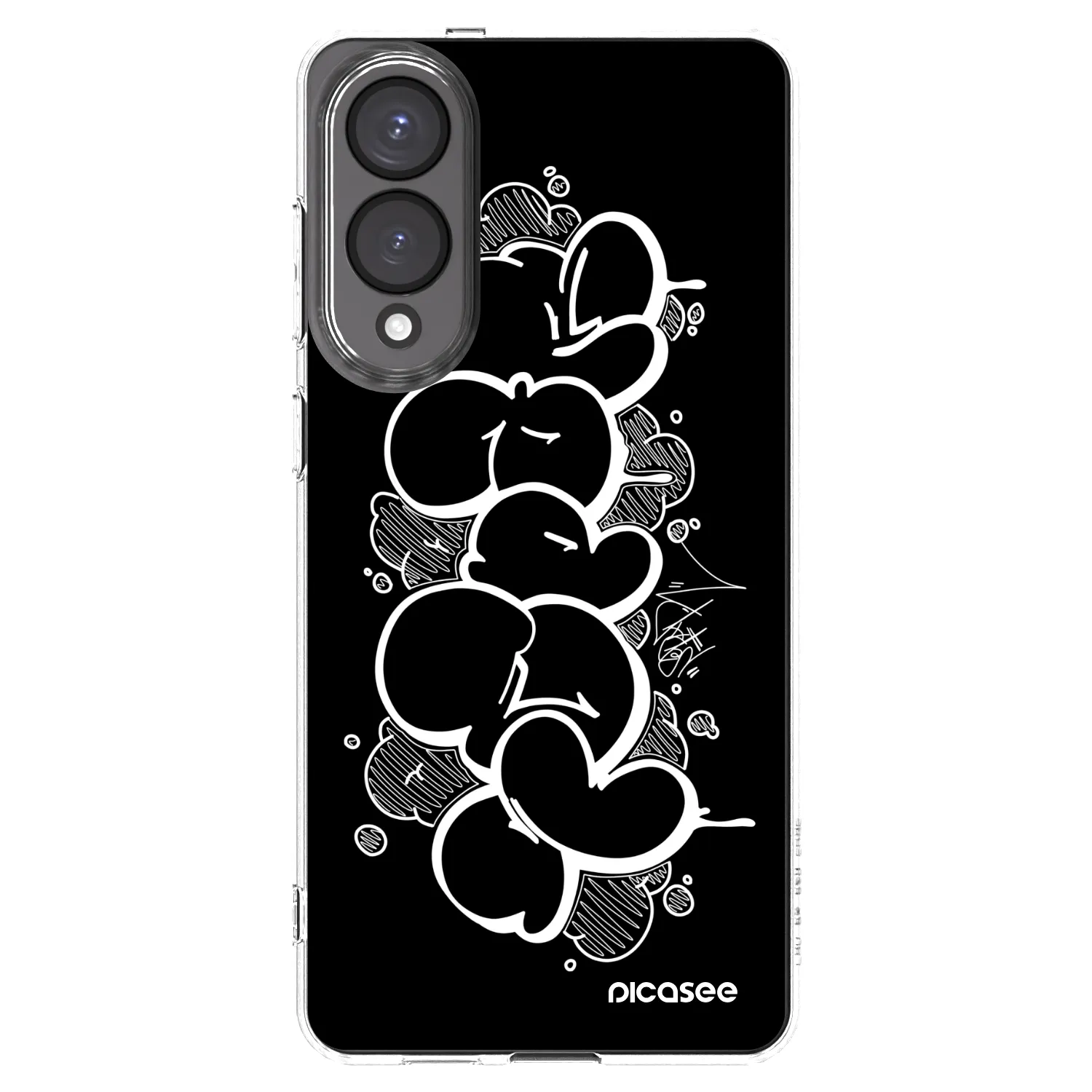 Picasee silikonový průhledný obal pro Samsung Galaxy S25 Edge 5G - Throw UP