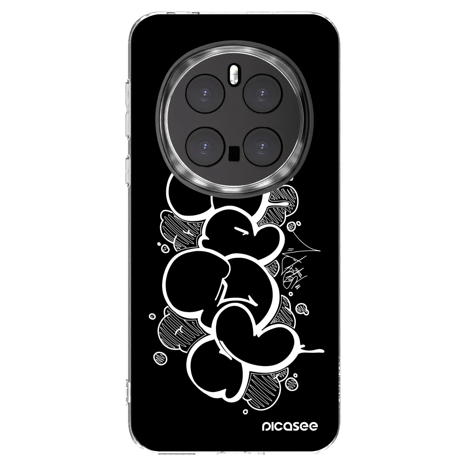 Picasee silikonový průhledný obal pro Honor Magic7 Pro 5G - Throw UP