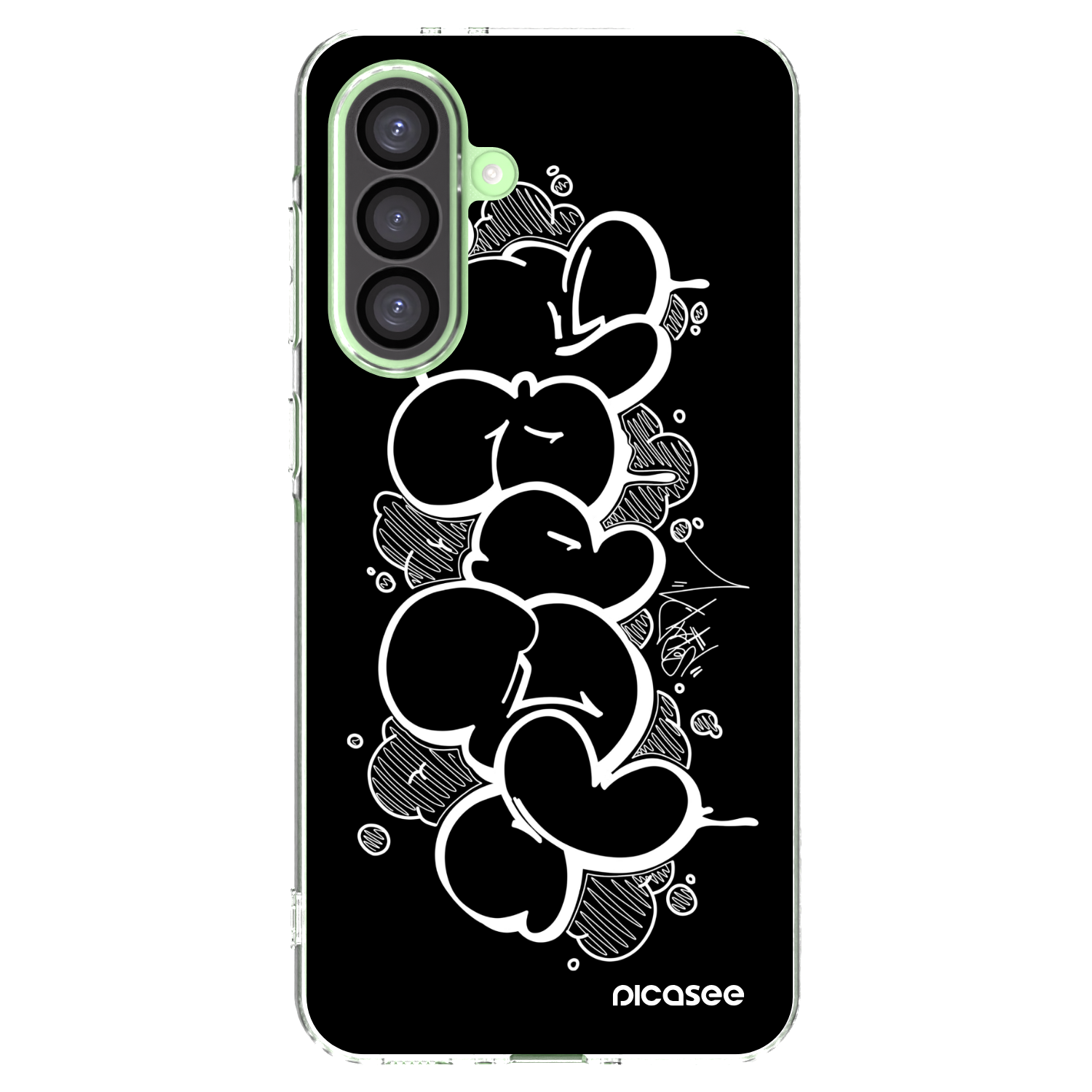 Picasee silikonový průhledný obal pro Samsung Galaxy A26 5G A266B - Throw UP