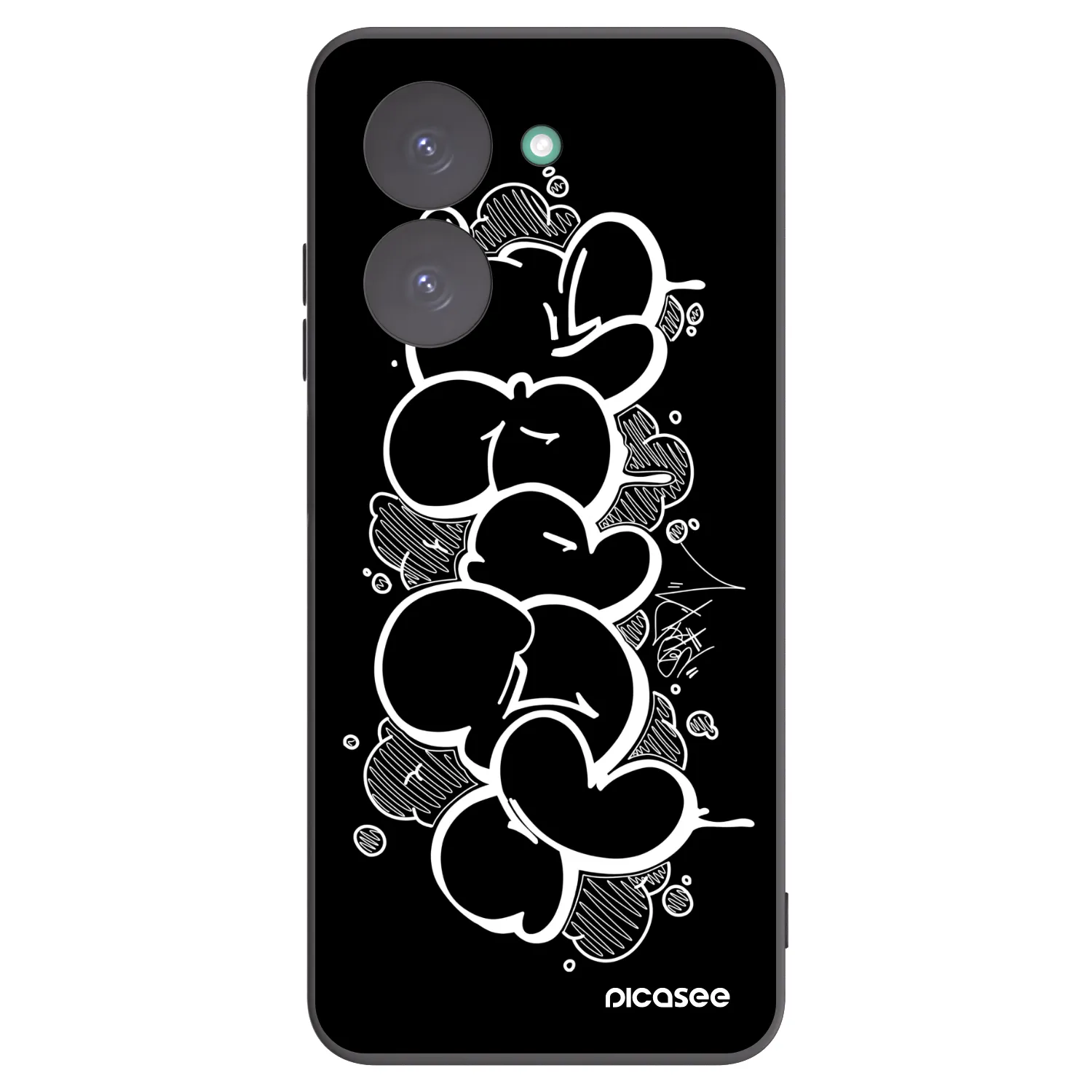 Picasee silikonový černý obal pro Xiaomi Redmi A5 - Throw UP