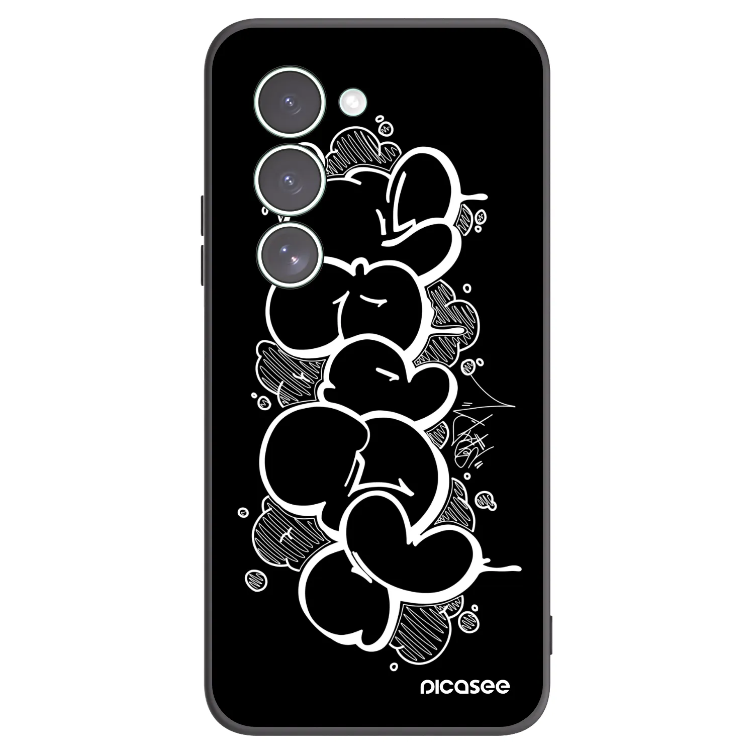 Picasee silikonový černý obal pro Xiaomi Redmi 15 5G - Throw UP