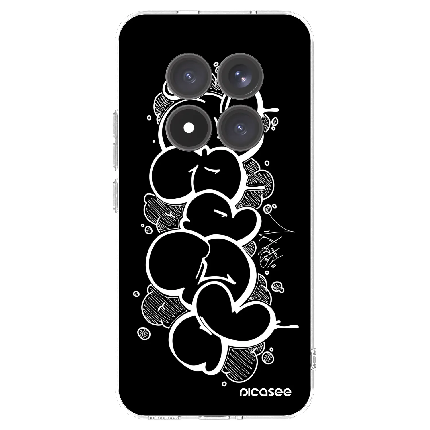 Picasee silikonový průhledný obal pro Xiaomi Redmi Note 15 Pro+ - Throw UP