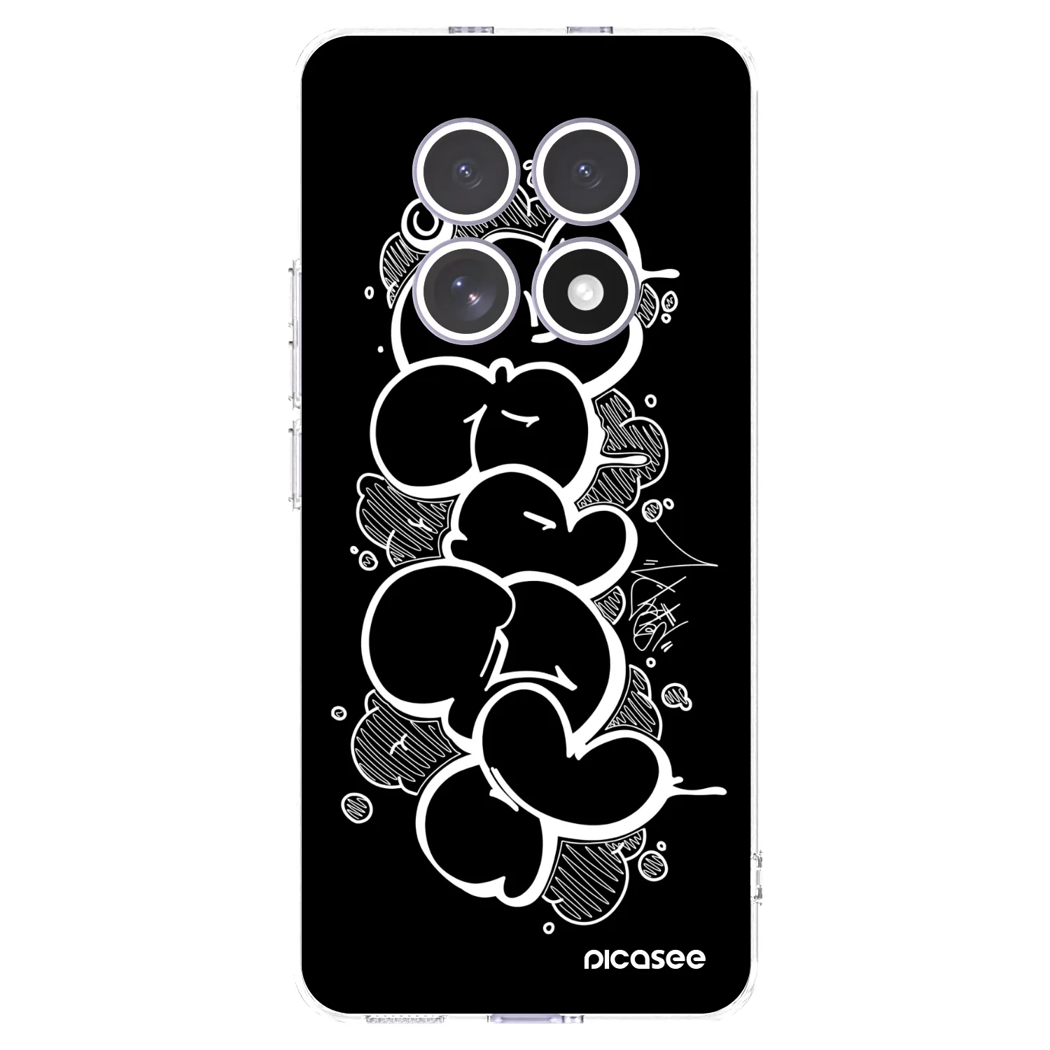 Picasee silikonový průhledný obal pro Xiaomi Redmi Note 15 - Throw UP
