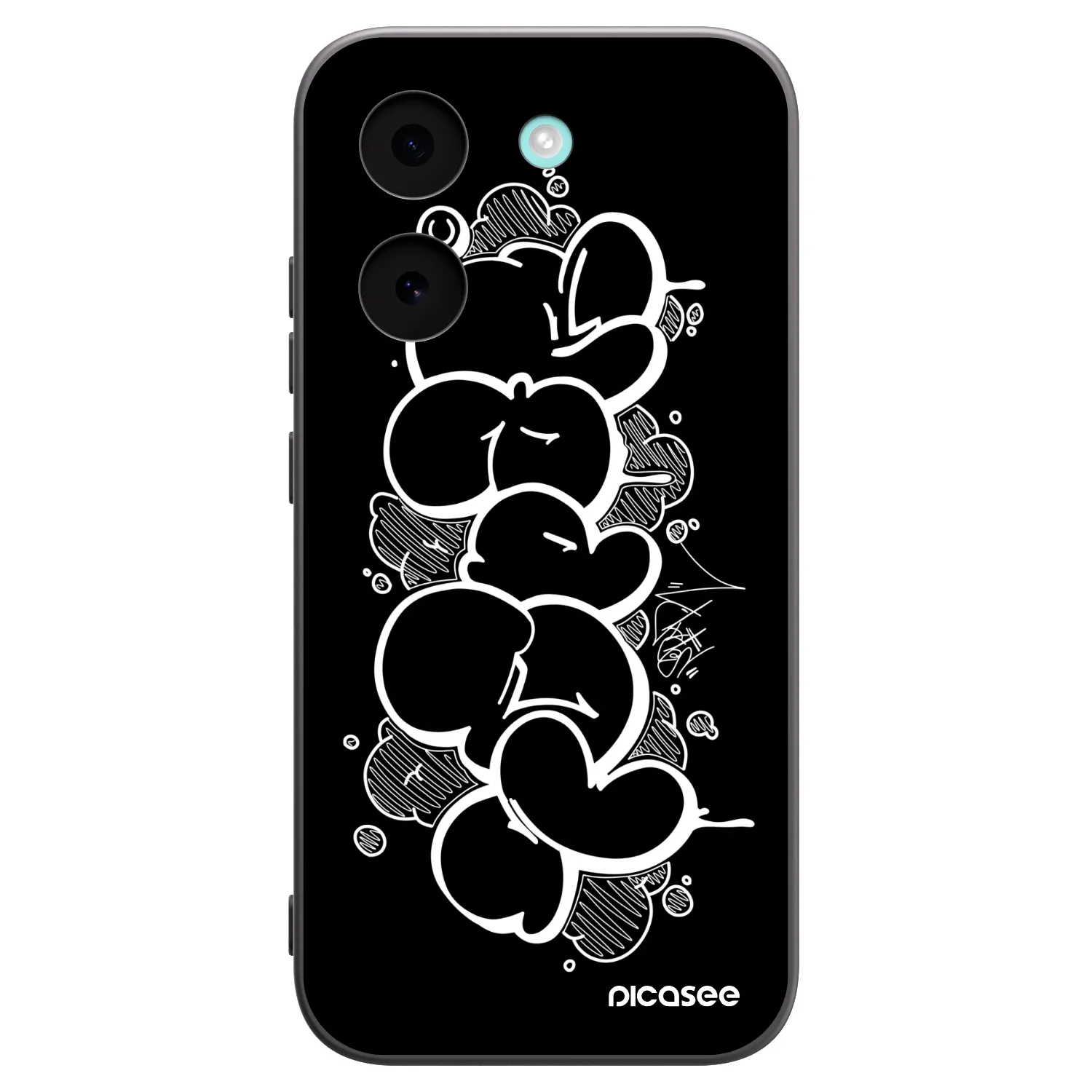 Picasee silikonový černý obal pro Xiaomi Poco X8 Pro - Throw UP