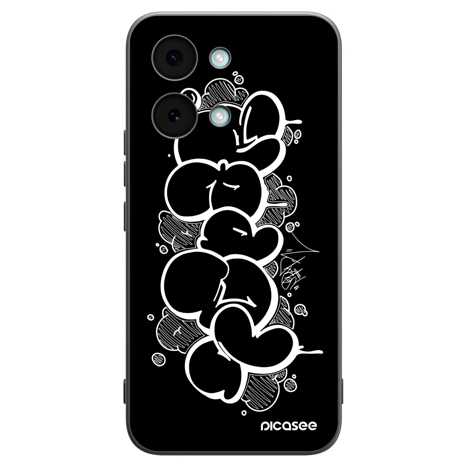 Picasee silikonový černý obal pro Xiaomi Poco X8 Pro Max - Throw UP