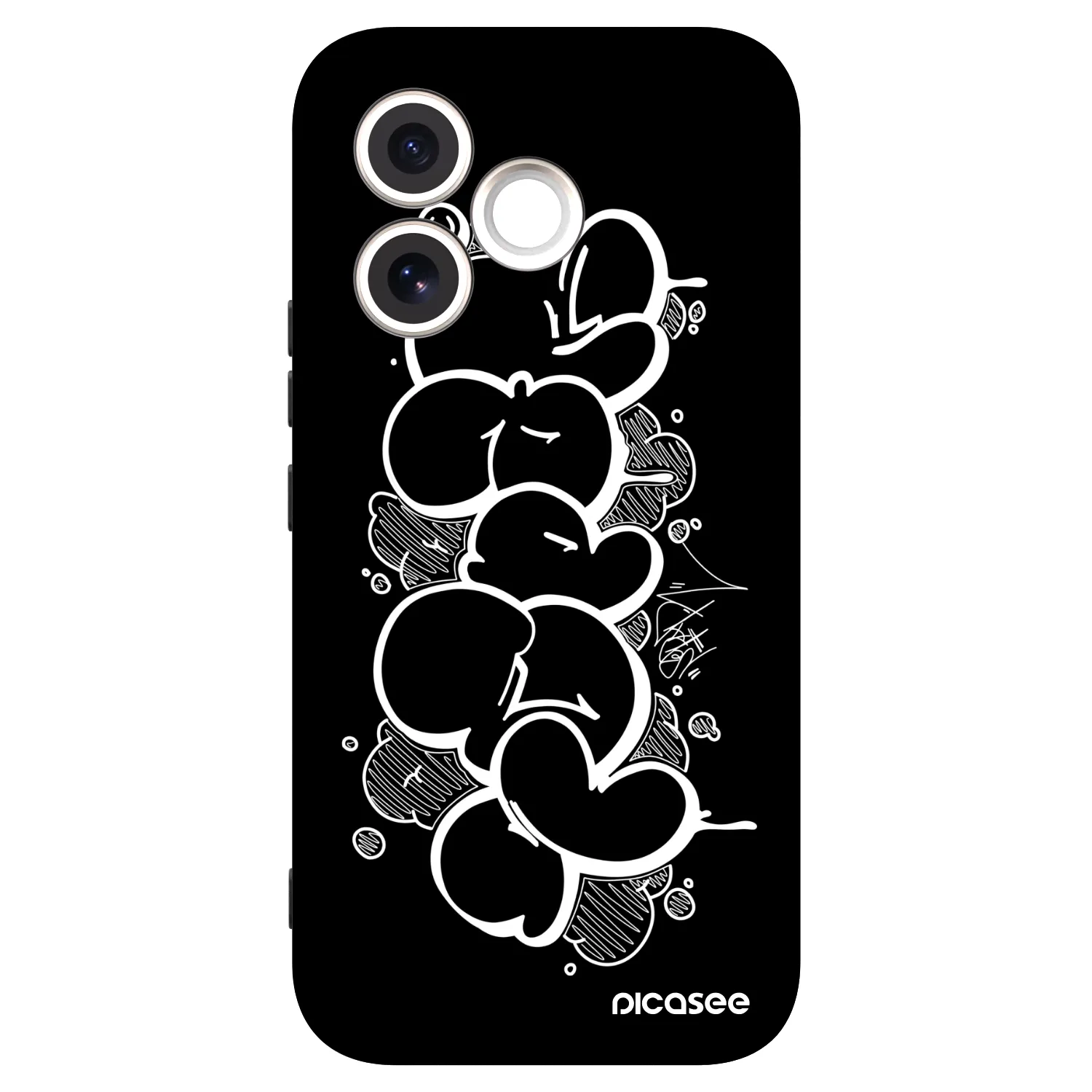 Picasee silikonový černý obal pro Honor 600 Lite - Throw UP
