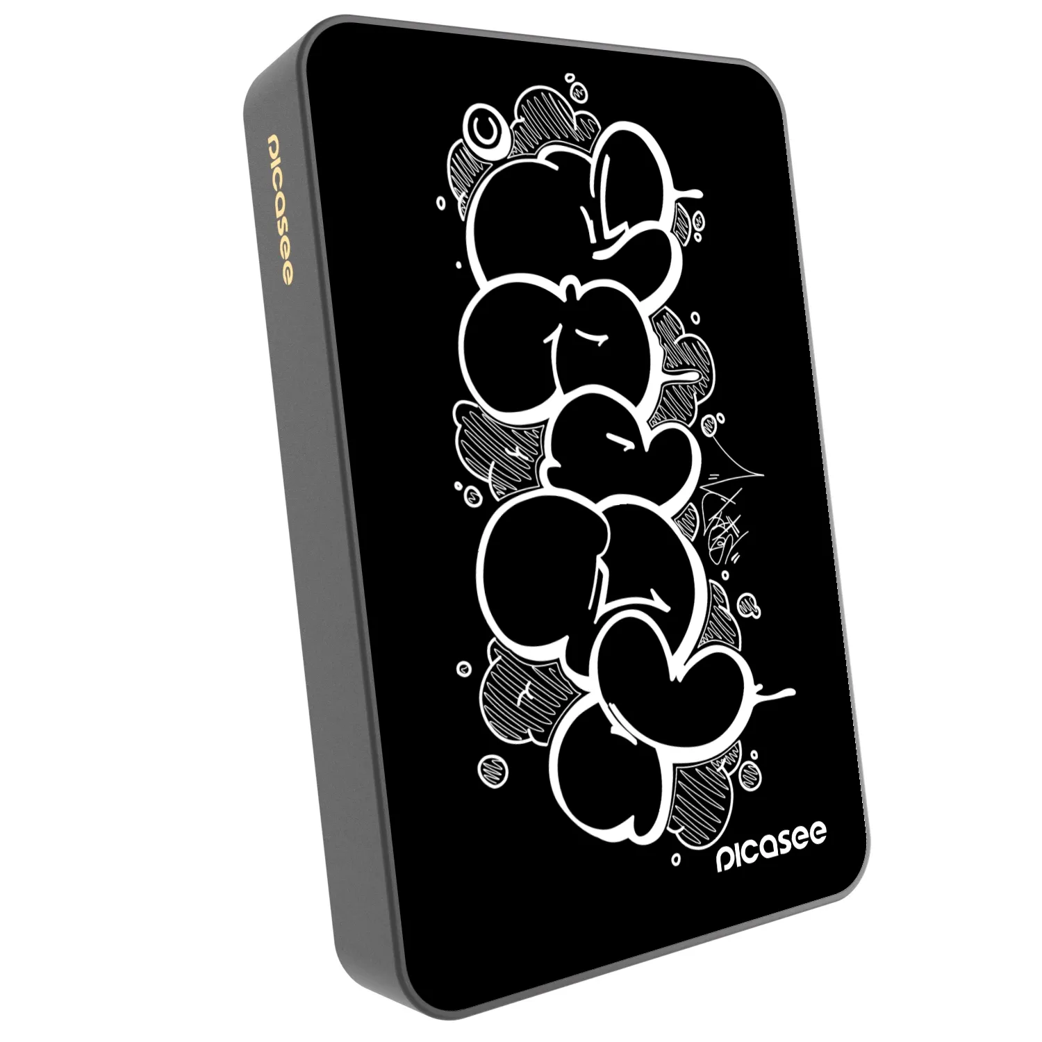 Picasee Powerbanka s MagSafe 10 000 mAh Šedá - Throw UP