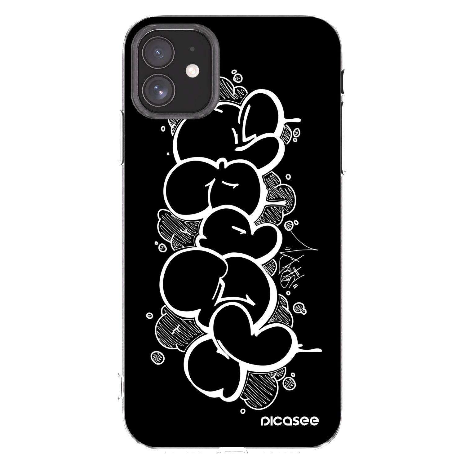 Picasee silikonový průhledný obal pro Apple iPhone 11 - Throw UP