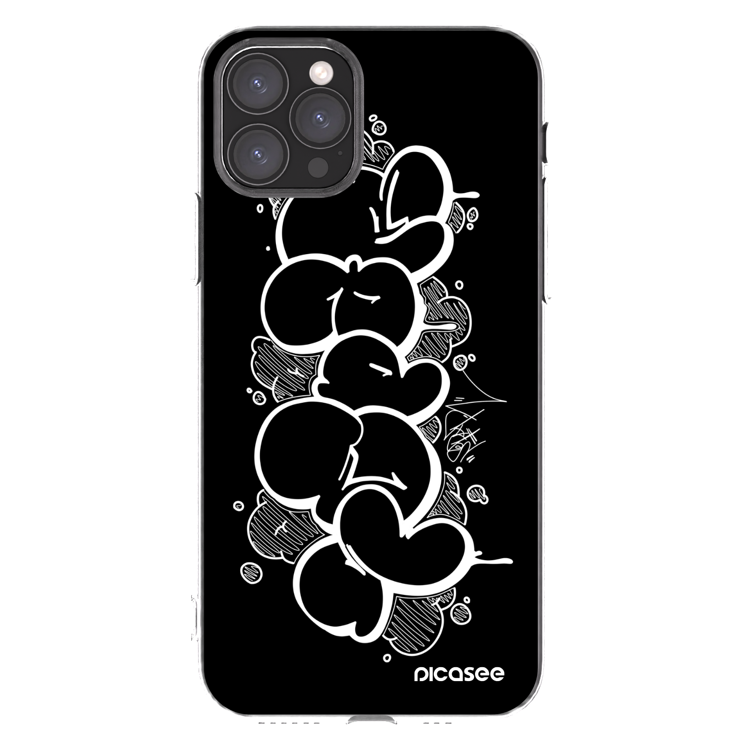 Picasee silikonový průhledný obal pro Apple iPhone 11 Pro - Throw UP