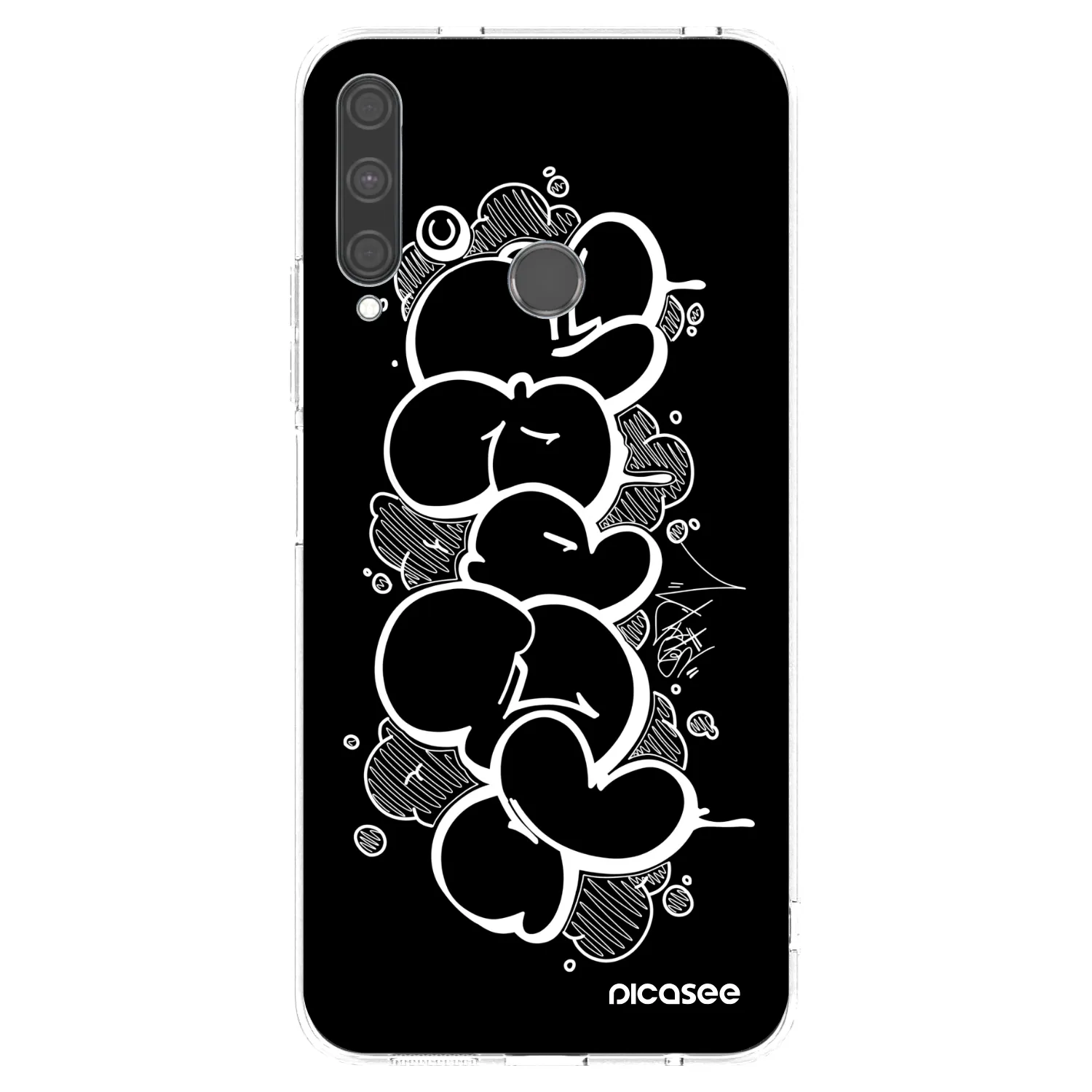 Picasee silikonový průhledný obal pro Huawei P40 Lite E - Throw UP