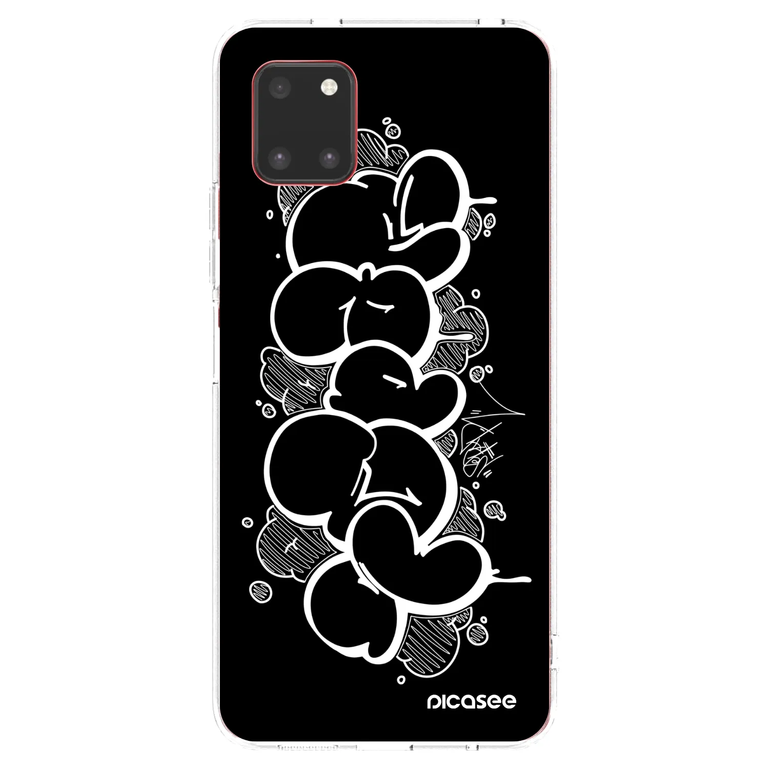 Picasee silikonový průhledný obal pro Samsung Galaxy Note 10 Lite N770F - Throw UP