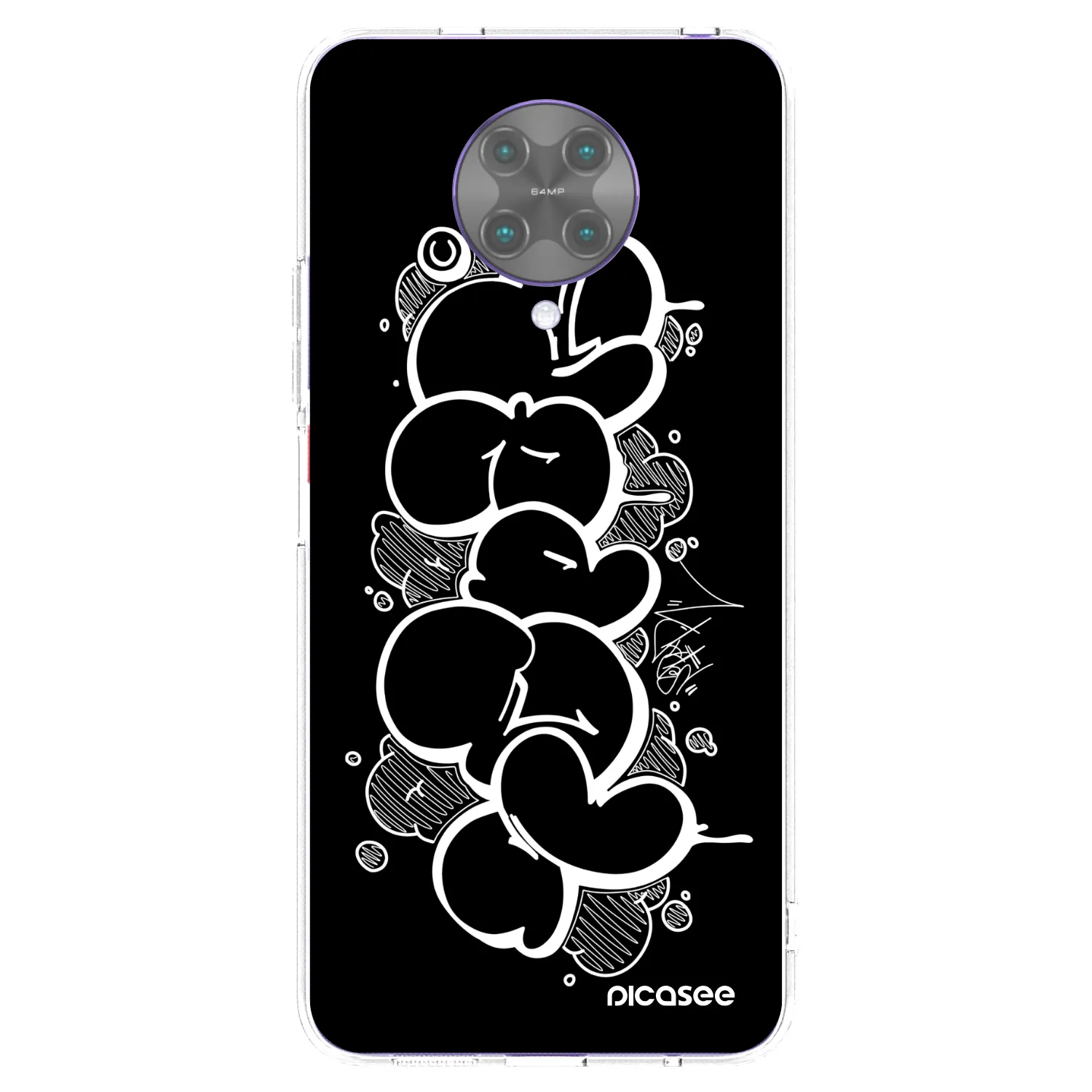 Picasee silikonový průhledný obal pro Xiaomi Poco F2 Pro - Throw UP