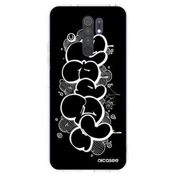 Picasee silikonový průhledný obal pro Xiaomi Redmi 9 - Throw UP