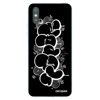 Picasee silikonový průhledný obal pro Xiaomi Redmi 9A - Throw UP