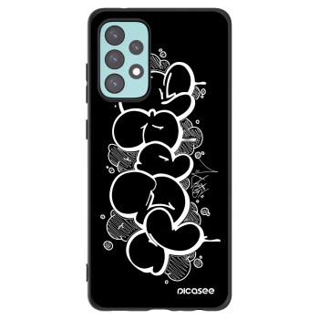 Picasee silikonový černý obal pro Samsung Galaxy A72 A725F - Throw UP