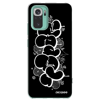Picasee silikonový průhledný obal pro Xiaomi Redmi Note 10 Pro - Throw UP