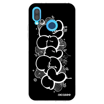 Picasee silikonový průhledný obal pro Huawei P20 Lite - Throw UP