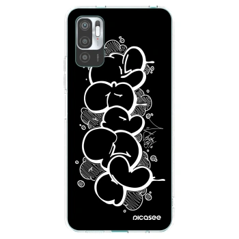 Picasee silikonový průhledný obal pro Xiaomi Redmi Note 10 5G - Throw UP