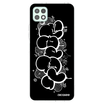 Picasee silikonový průhledný obal pro Samsung Galaxy A22 A226B 5G - Throw UP