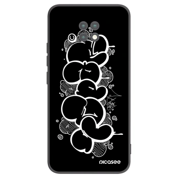 Picasee silikonový černý obal pro Xiaomi Redmi Note 9T - Throw UP
