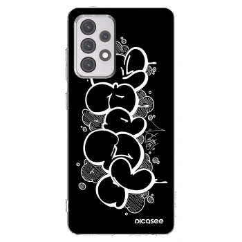 Picasee silikonový průhledný obal pro Samsung Galaxy A52s 5G A528B - Throw UP