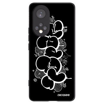 Picasee silikonový černý obal pro Honor 50 5G - Throw UP