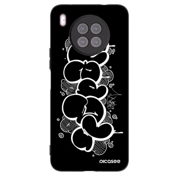 Picasee silikonový černý obal pro Huawei Nova 8i - Throw UP