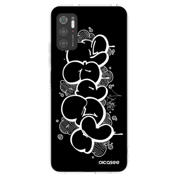 Picasee silikonový průhledný obal pro Xiaomi Poco M3 Pro 5G - Throw UP