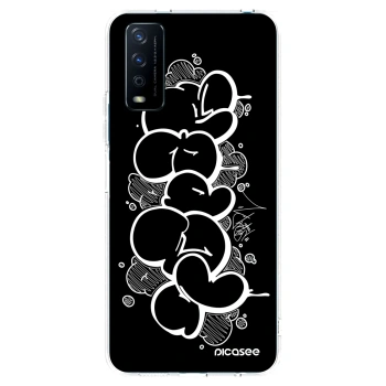 Picasee silikonový průhledný obal pro Vivo Y11s - Throw UP