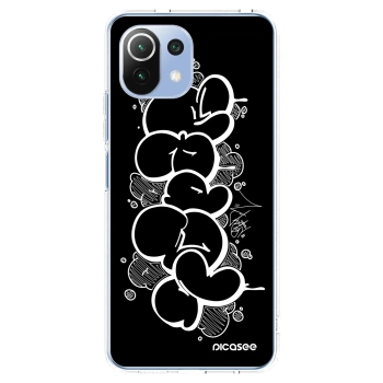 Picasee silikonový průhledný obal pro Xiaomi 11 Lite 5G NE - Throw UP