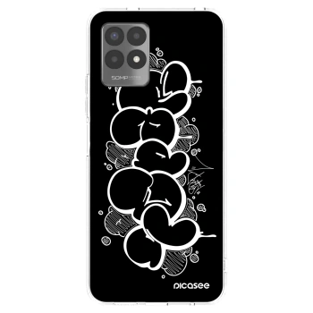 Picasee silikonový průhledný obal pro Realme 8i - Throw UP