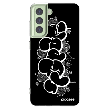 Picasee silikonový průhledný obal pro Samsung Galaxy S21 FE 5G - Throw UP